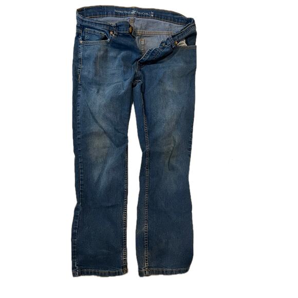 Beverly Hills Polo Club Straight Black Jeans 34x30 - Picture 1 of 4